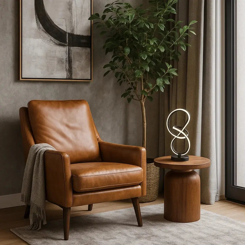 Enlacia - Sculptural Loop LED Table Lamp