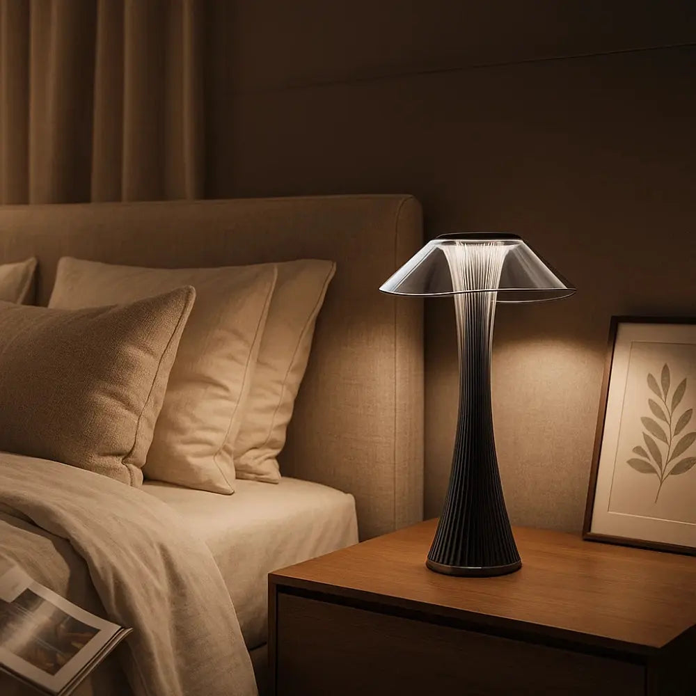 Auralise - Crystal LED Table Lamp Wireless Glow
