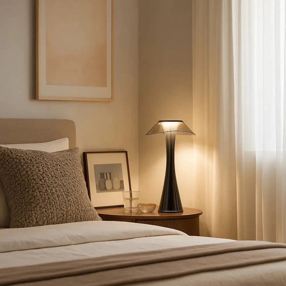 Auralise - Crystal LED Table Lamp Wireless Glow