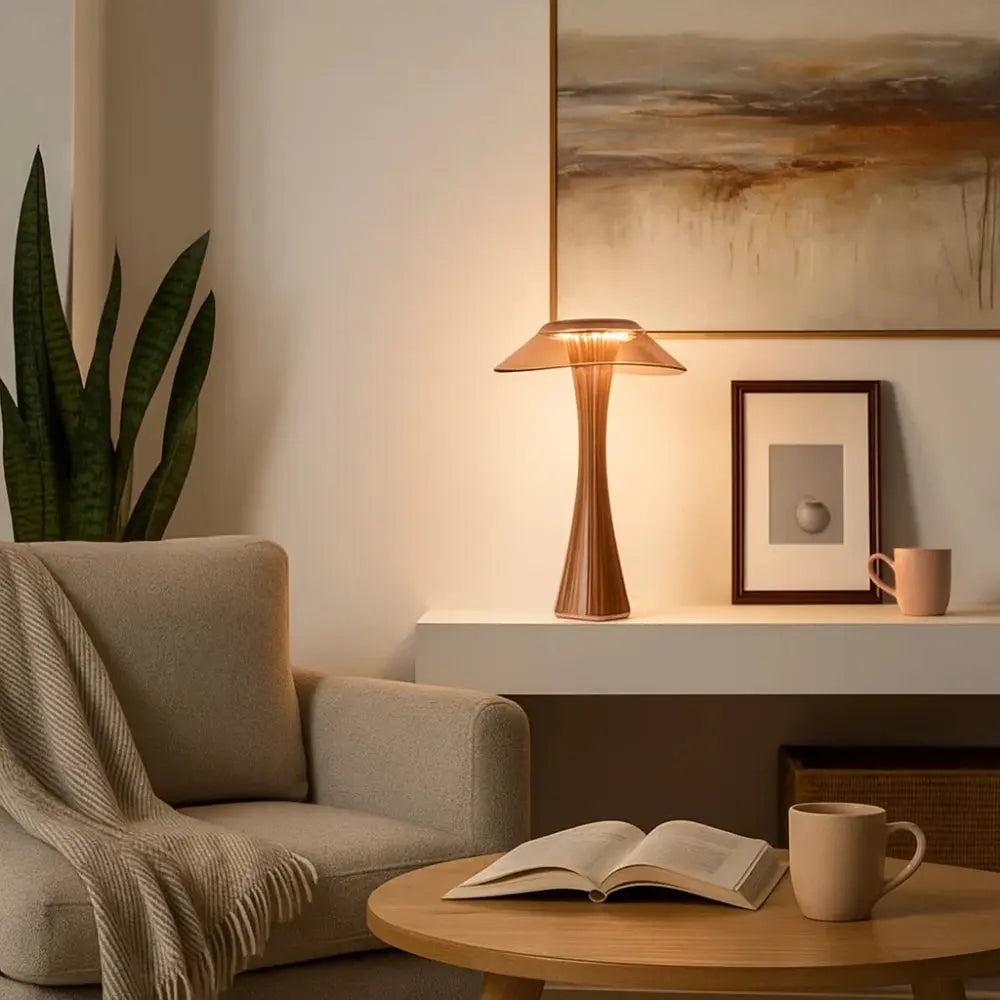 Auralise - Crystal LED Table Lamp Wireless Glow
