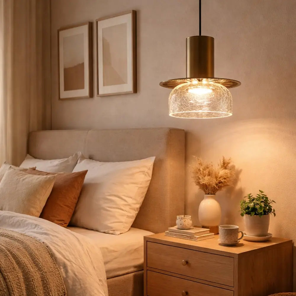 Fissora – Cracked Glass Pendant Light