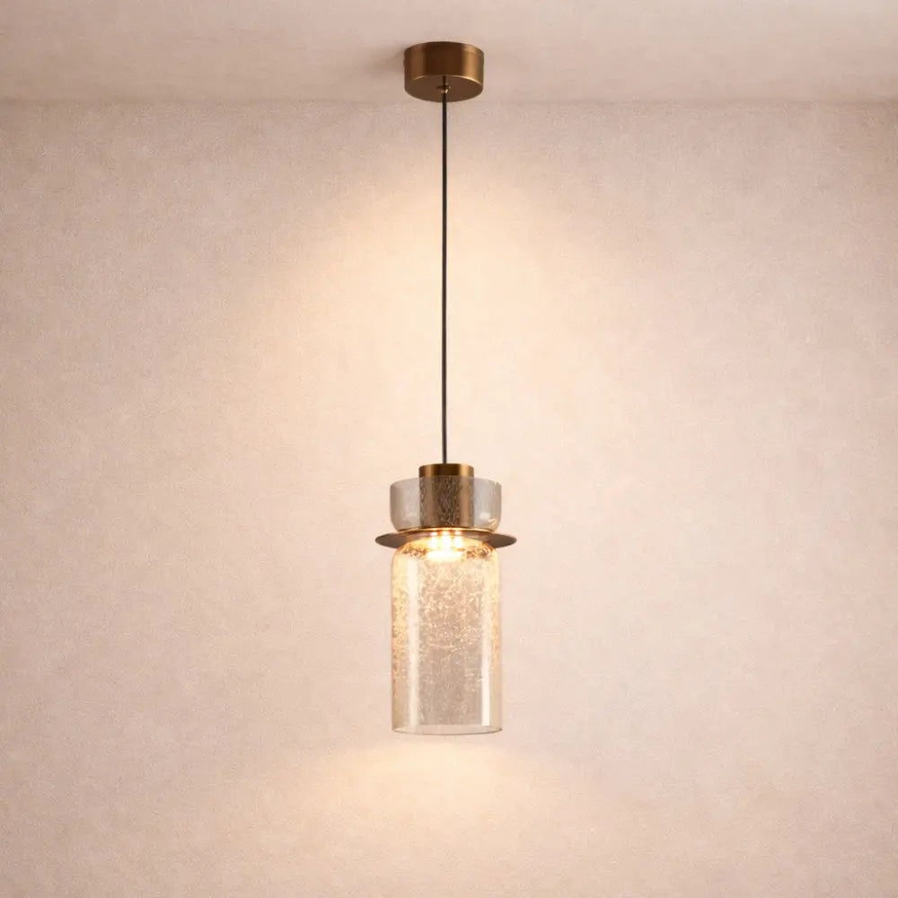 Fissora – Cracked Glass Pendant Light