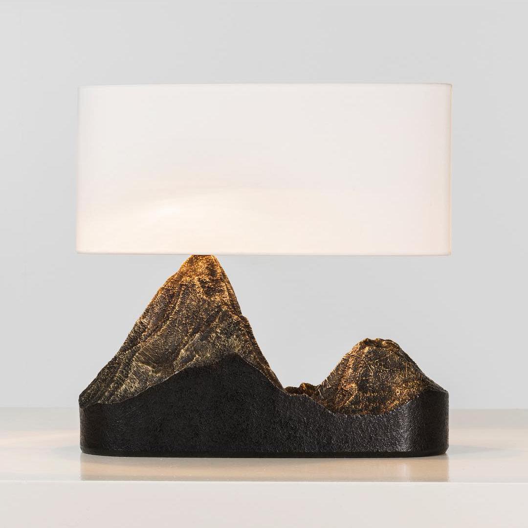 Varelle - Resin Landscape Table Lamp