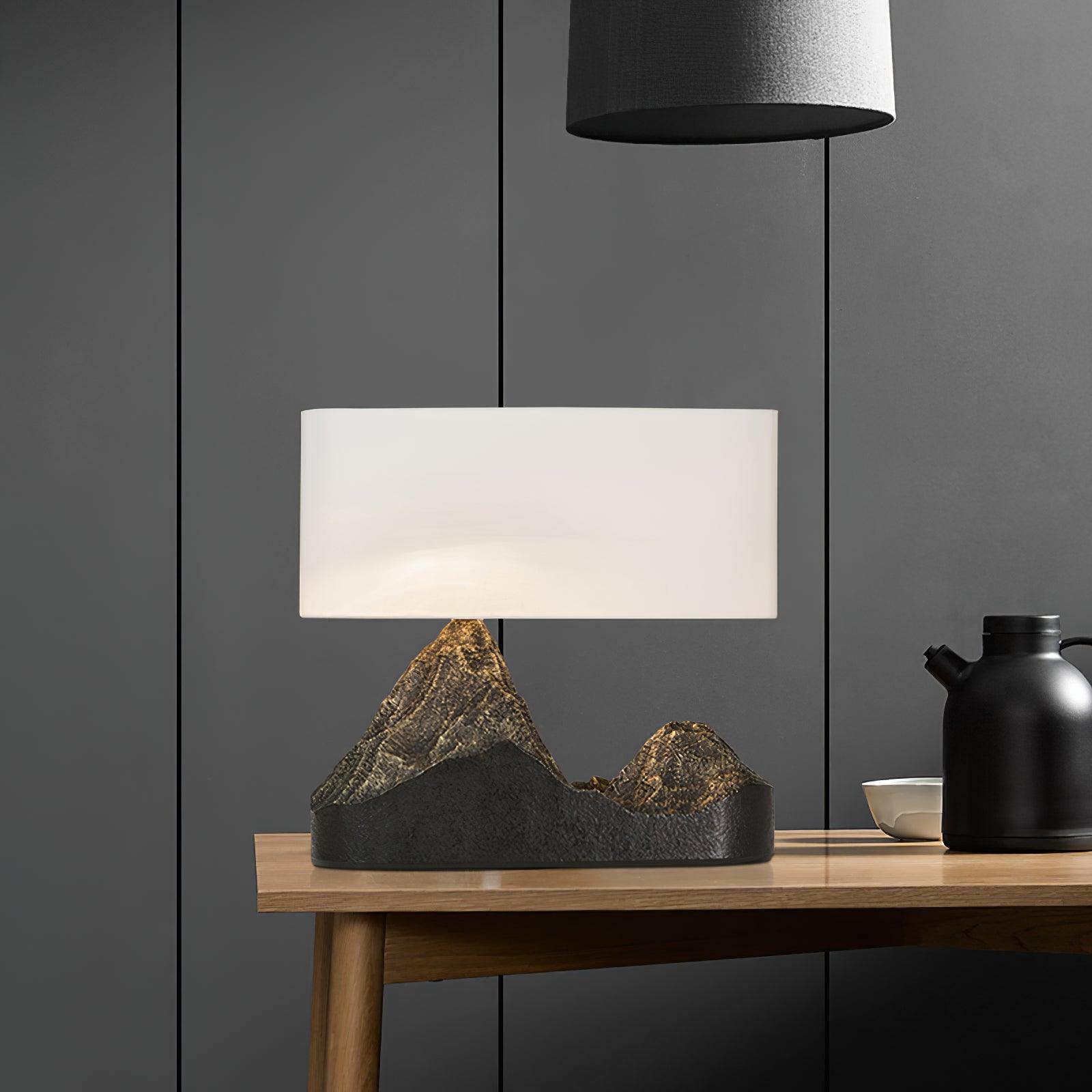 Varelle - Resin Landscape Table Lamp