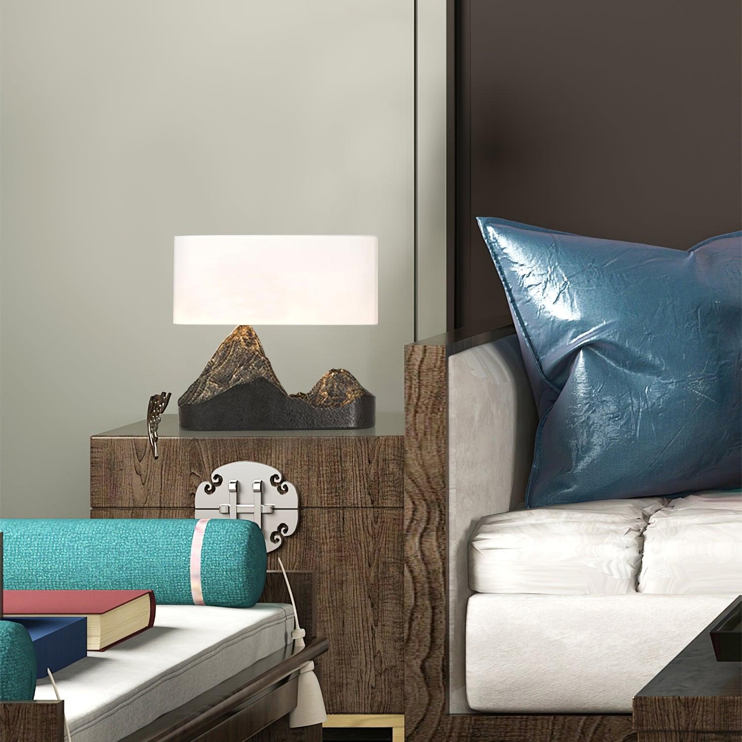 Varelle - Resin Landscape Table Lamp
