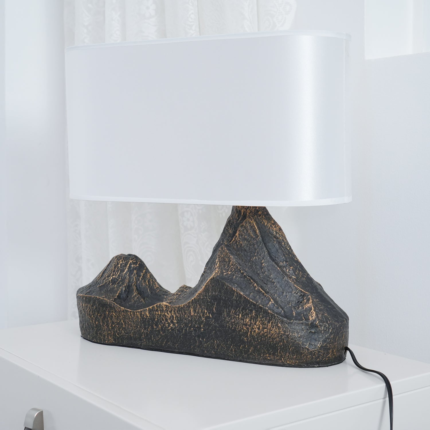 Varelle - Resin Landscape Table Lamp