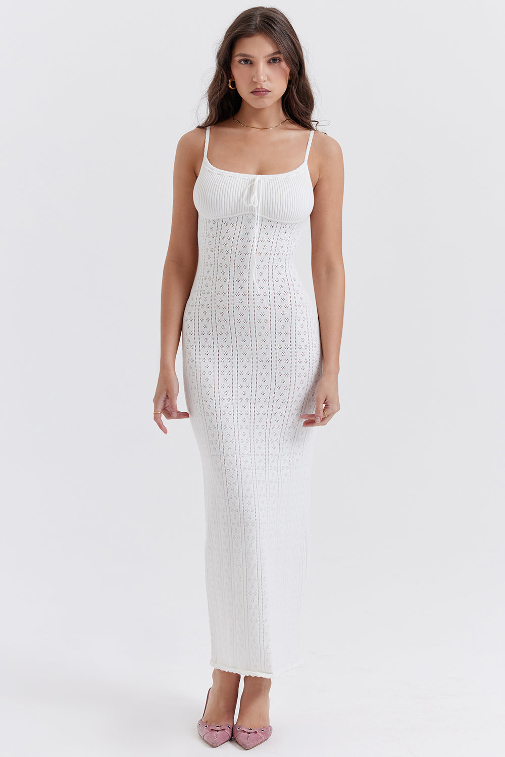 Leena | Luxueuze Gebreide Maxi Jurk voor Dames