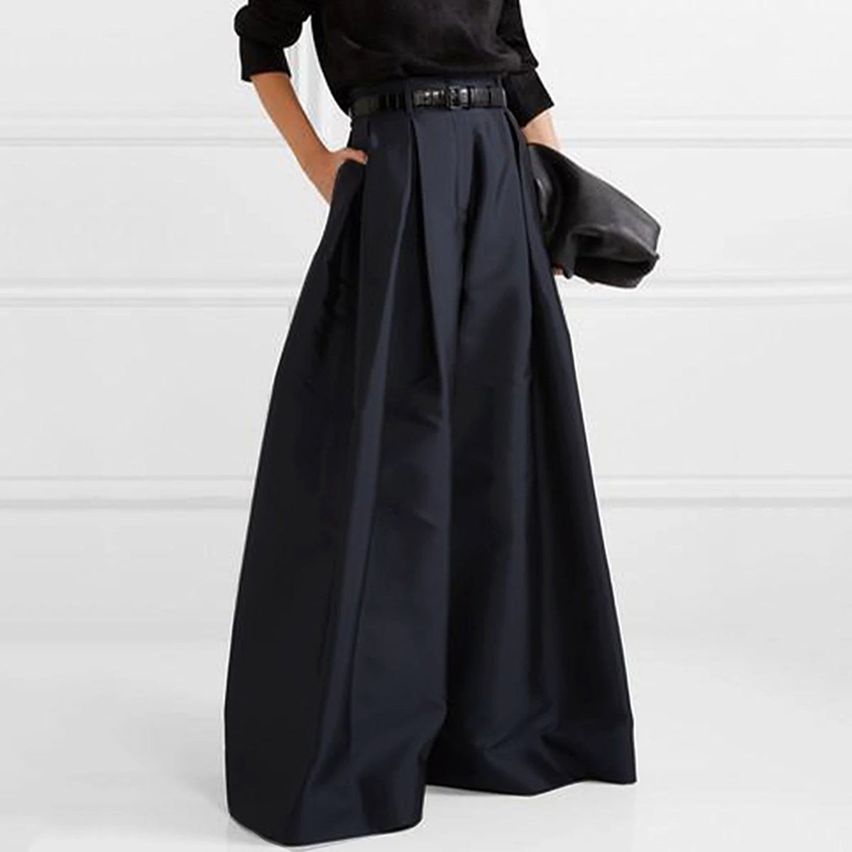 Lianne - Elegant High Waist Maxi Skirt