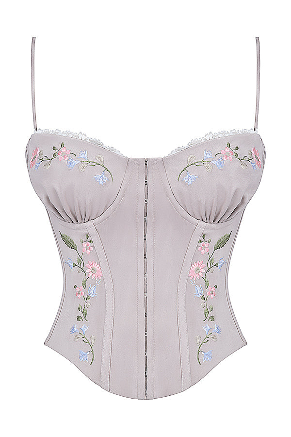 Helisette - Light Lavender Corset
