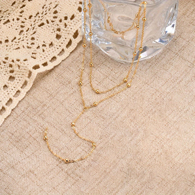 Lisa | Luxe Gelaagde Y-Ketting met Fijne Accenten
