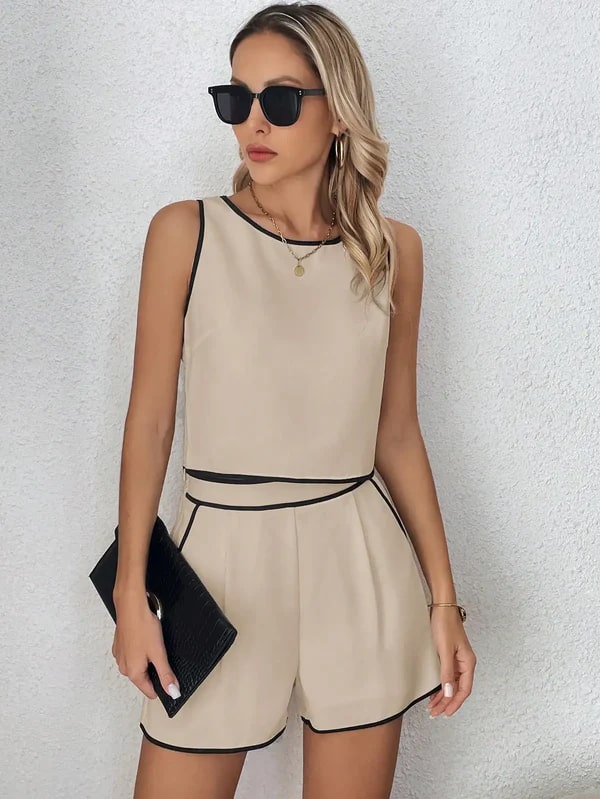 Loes - Stylish Two-Piece Playsuit for Women