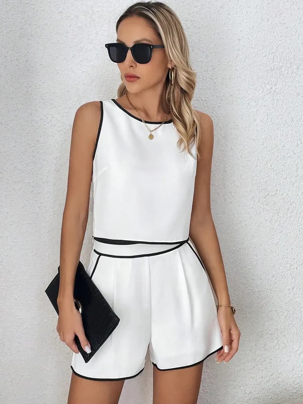 Loes - Stylish Two-Piece Playsuit for Women