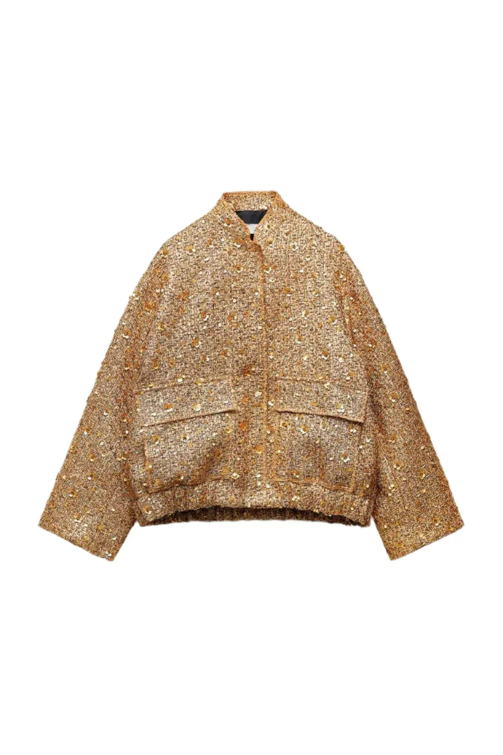 Lou - Metallic Bomber Jacket