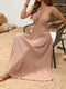 Louisa | Elegante Halter Maxi-Jurk met Cut-Out Details