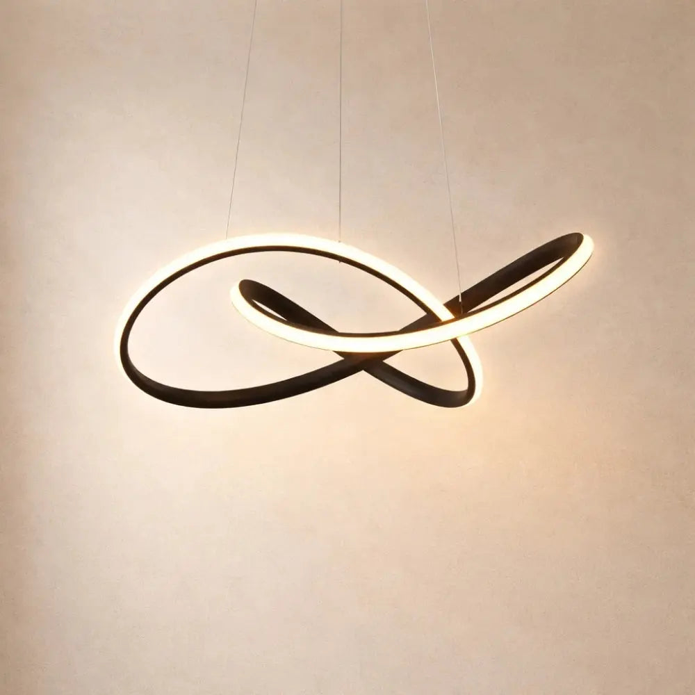 Elysera – Sculptural Ribbon Dining Room Light