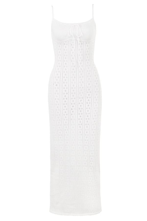 Leena | Luxueuze Gebreide Maxi Jurk voor Dames
