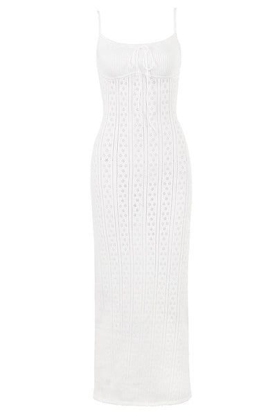 Leena | Luxueuze Gebreide Maxi Jurk voor Dames
