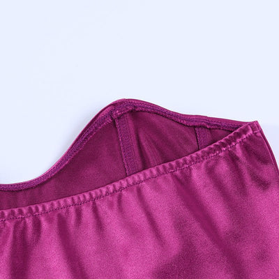 Grazella - Luxury Strapless Satin Look Corset Top