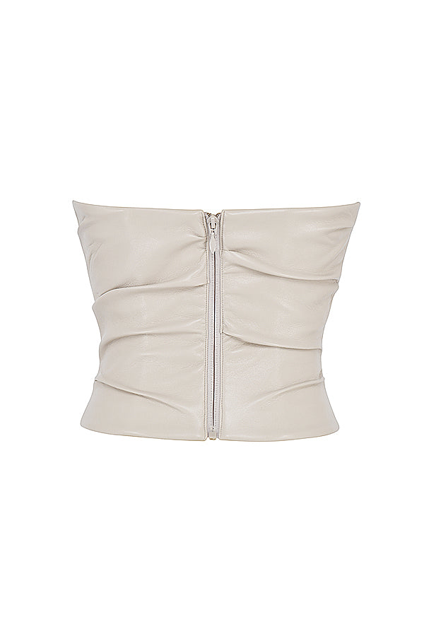 Helisara - Luxury Vegan Leather Corset Top