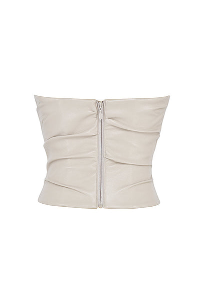 Helisara - Luxury Vegan Leather Corset Top