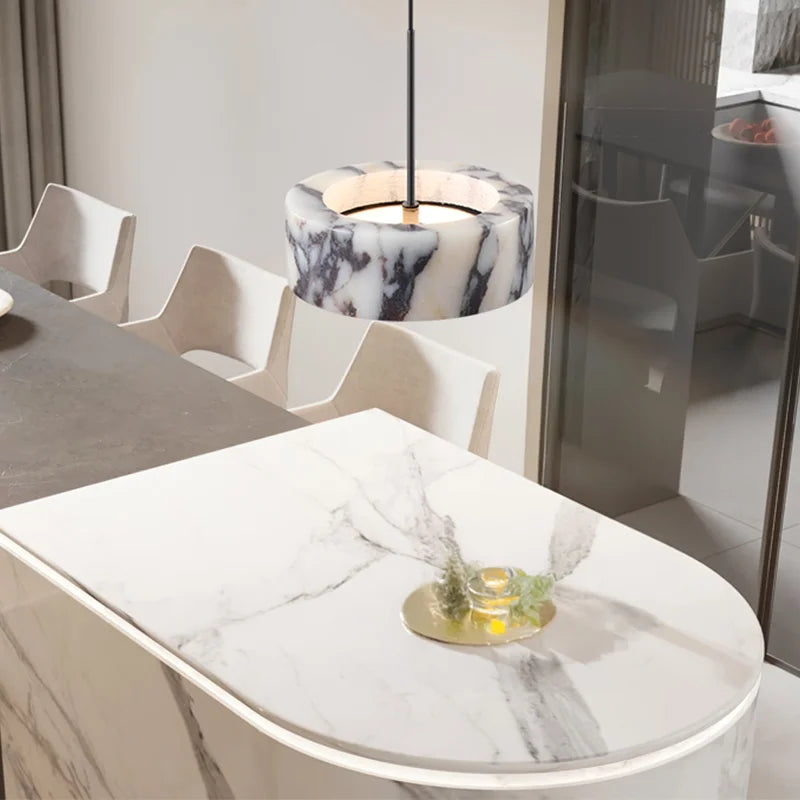 Delmora - Marble Pendant Light