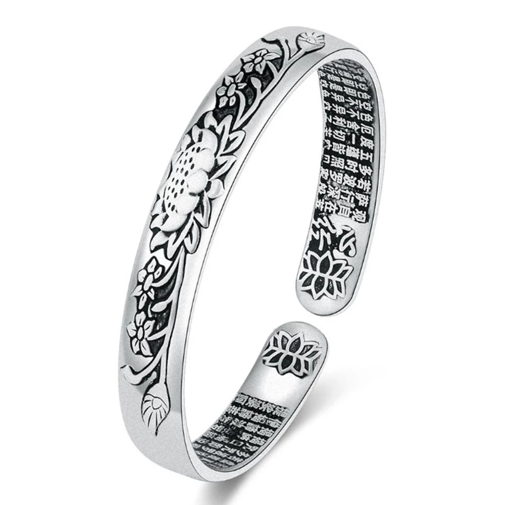 SereniteitLotus – Zilveren Lotus Armband – Kracht & Harmonie