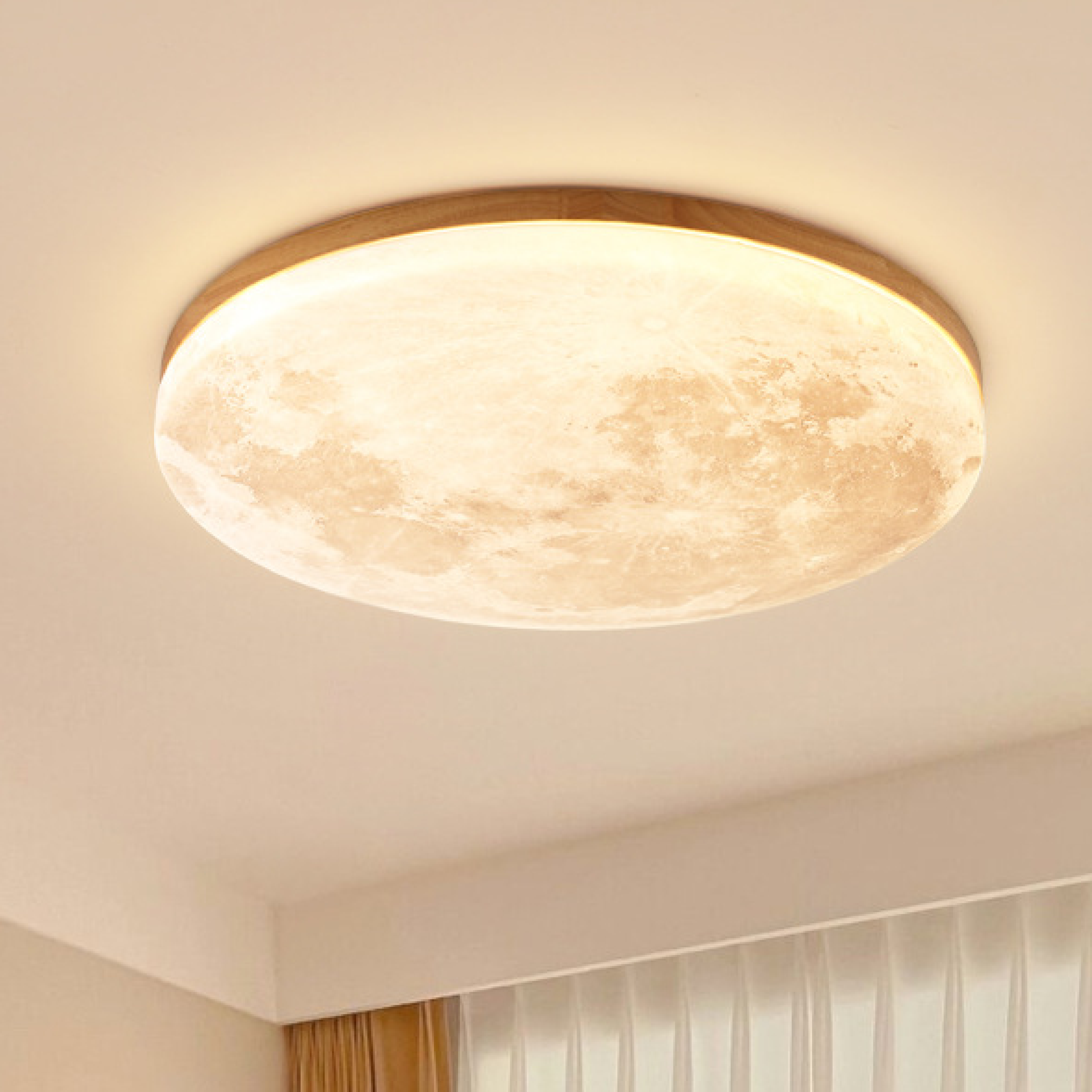 Sunlan - Modern Moon Ceiling Light