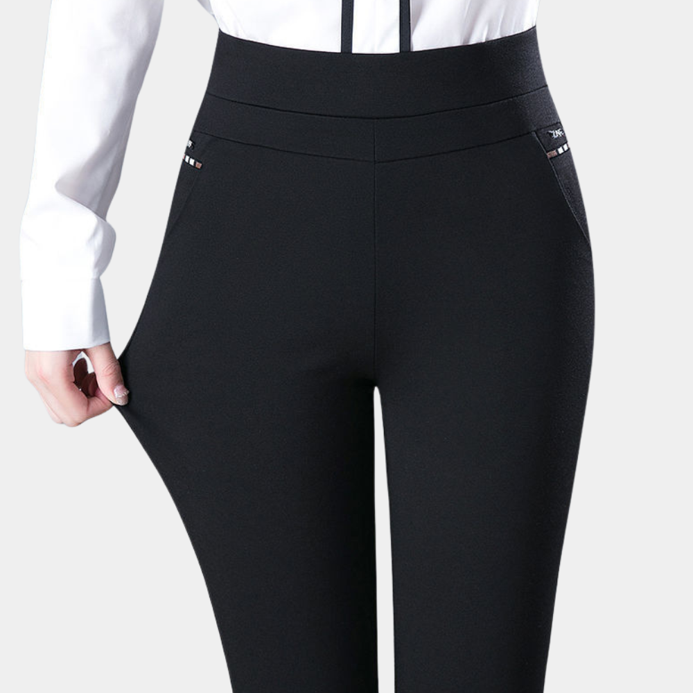 Sophie | Stretch broek met hoge taille