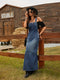 Mariah | Casual Denim Jurk met Knoopdetails voor Dames