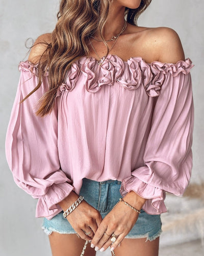 Marigold | Off-Shoulder Blouse with Ruffles 