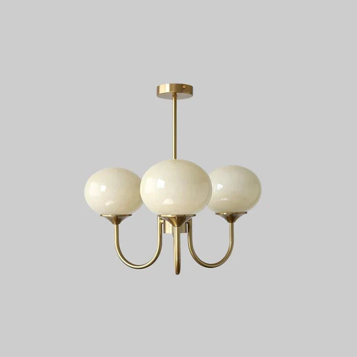 Piora - Pink Glass Bubble Chandelier