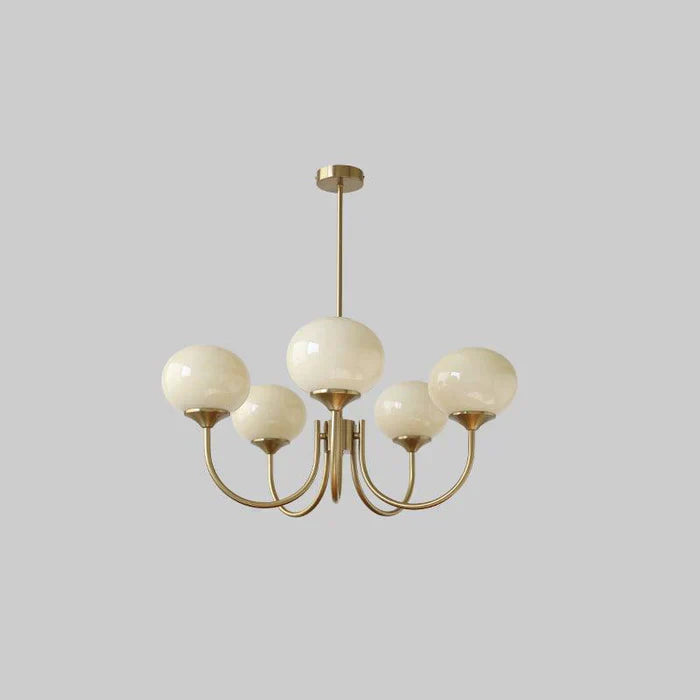 Piora - Pink Glass Bubble Chandelier