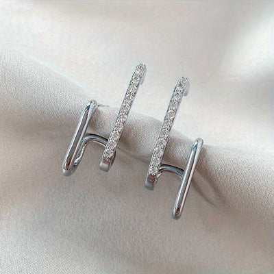 Maud | Luxe Strass Oorbellen met Uniek Design