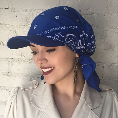 Mia | Stijlvolle 2-in-1 Hoofddoek Pet met Verstelbare Strik
