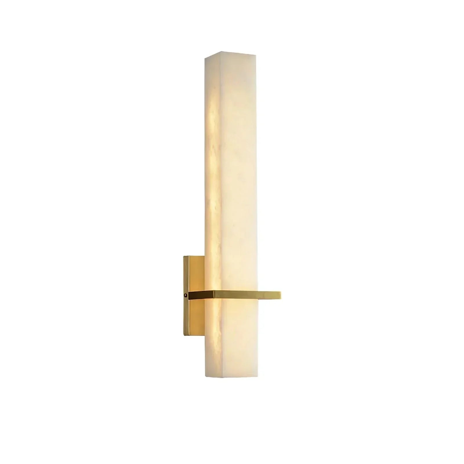 Almoran - Alabaster Brass LED Wall Lamp