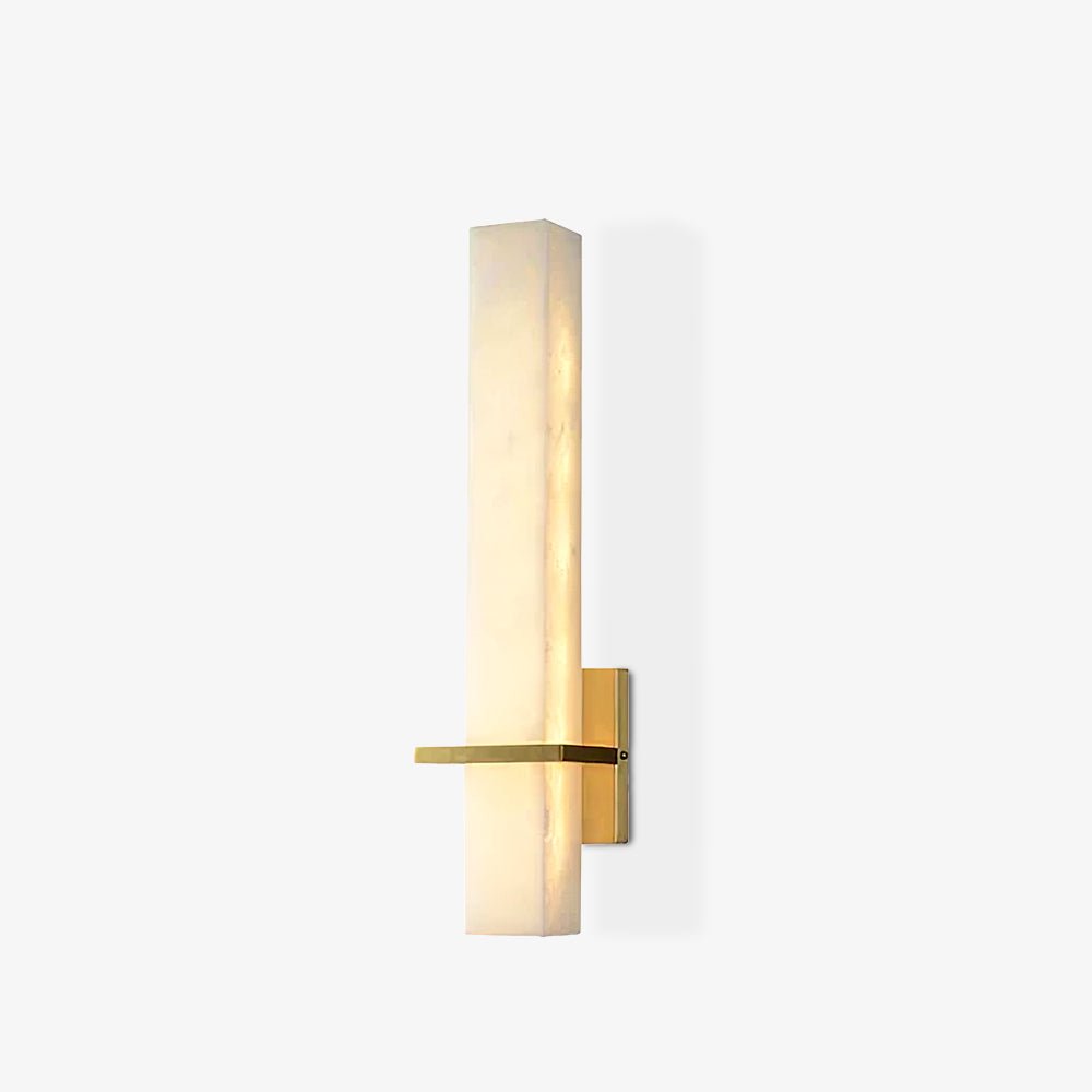Almoran - Alabaster Brass LED Wall Lamp