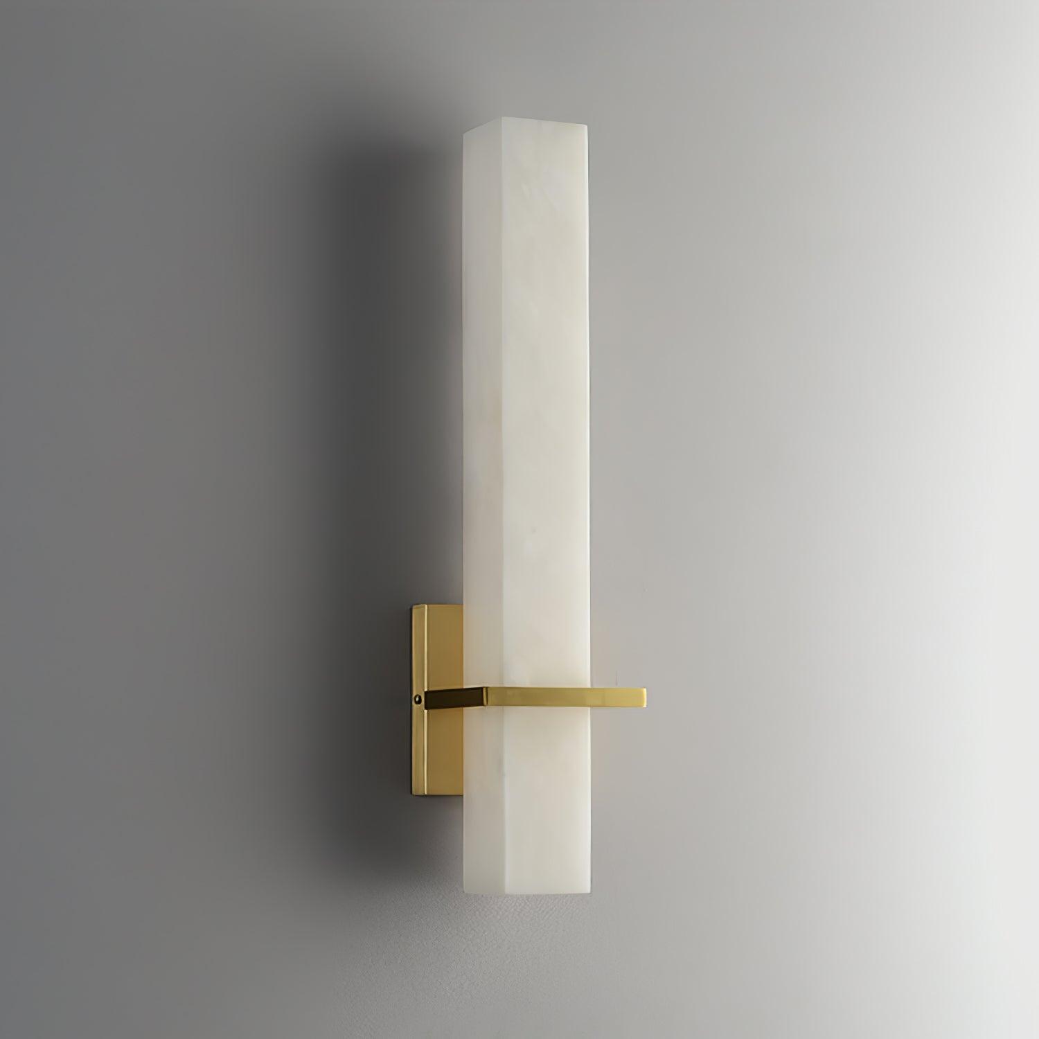 Almoran - Alabaster Brass LED Wall Lamp