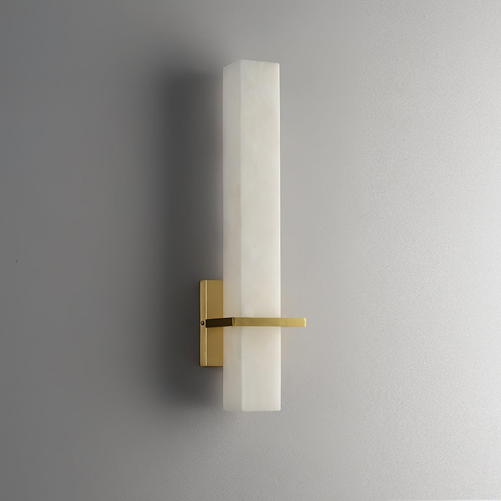 Almoran - Alabaster Brass LED Wall Lamp
