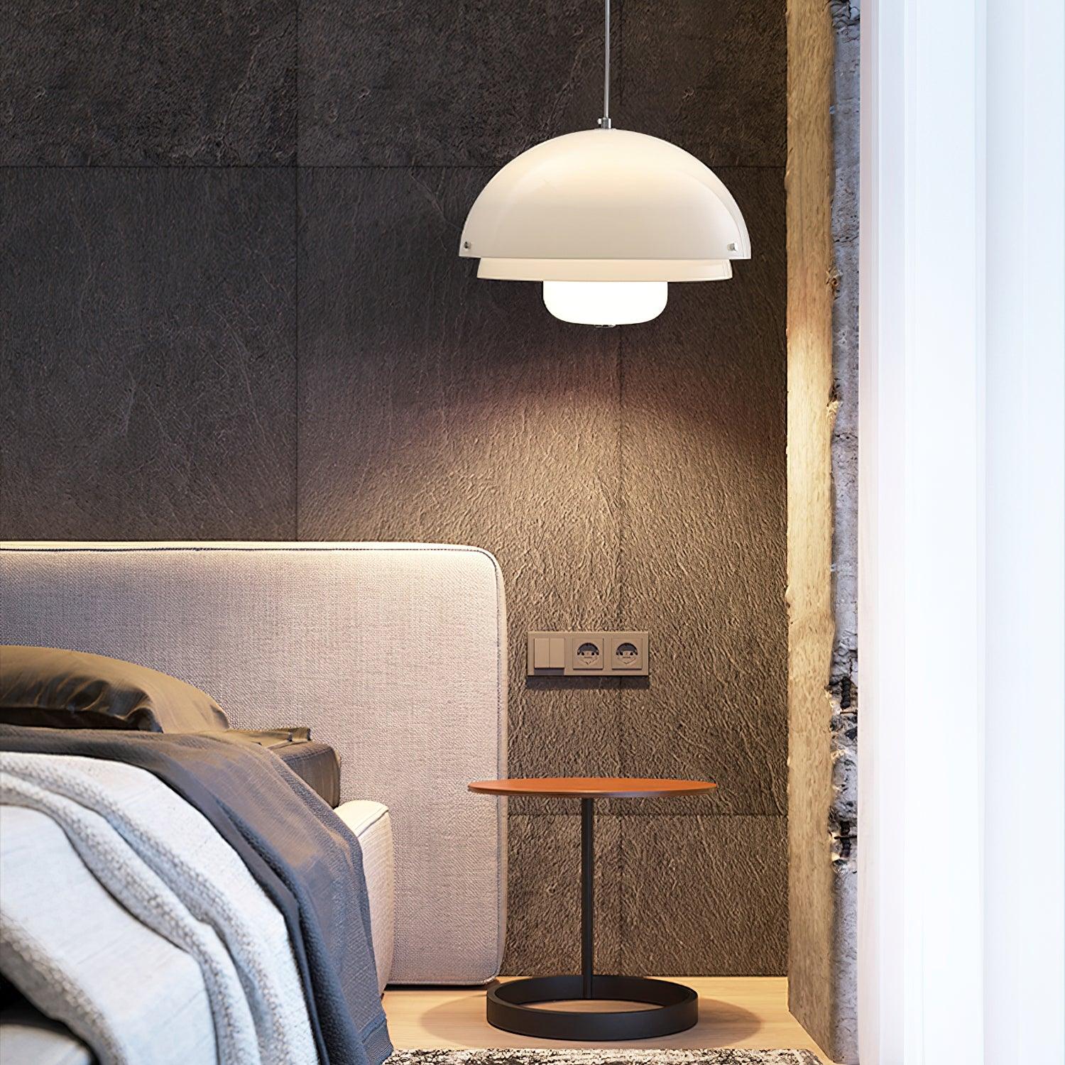 Cuthean – Milky White Glass Pendant Light