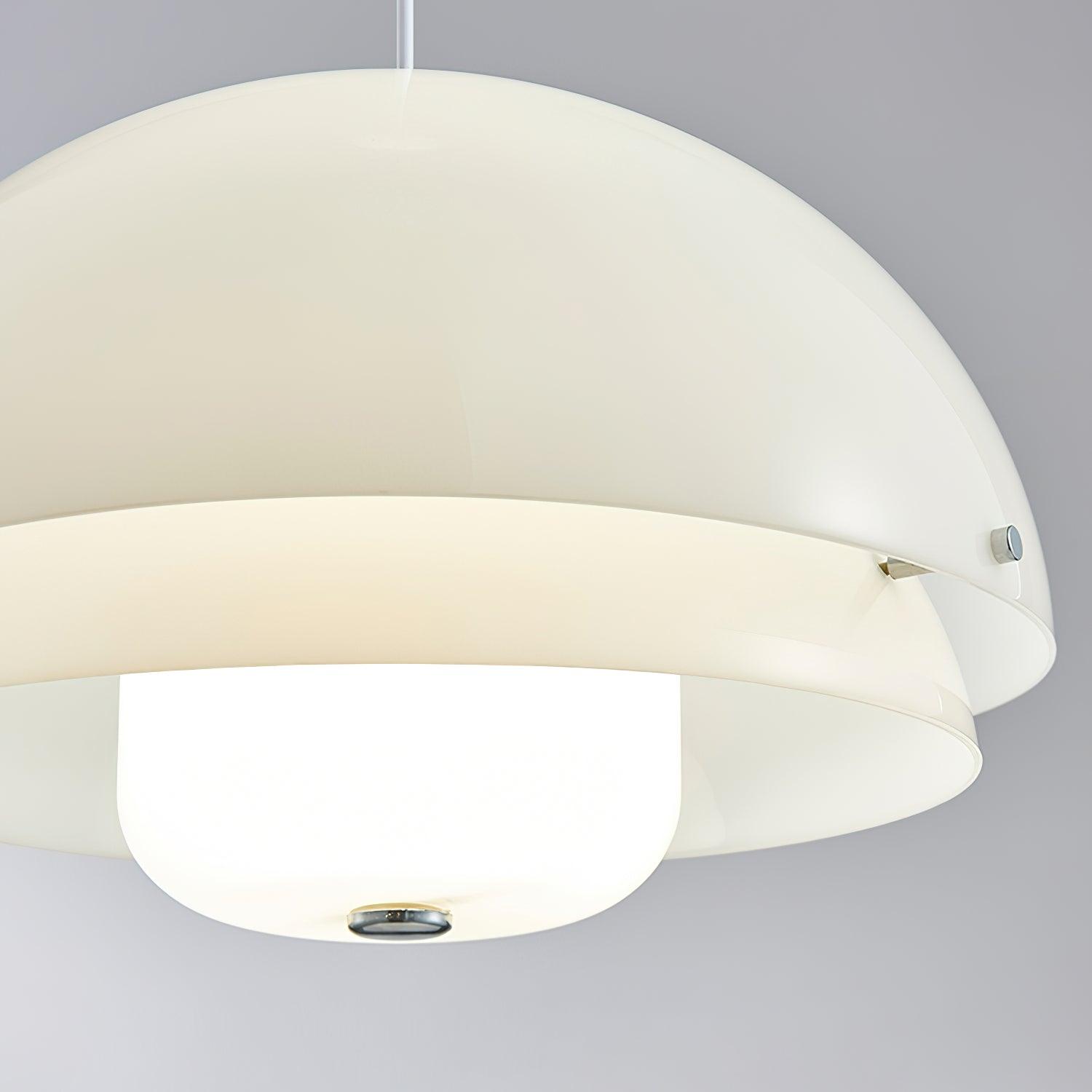 Cuthean – Milky White Glass Pendant Light