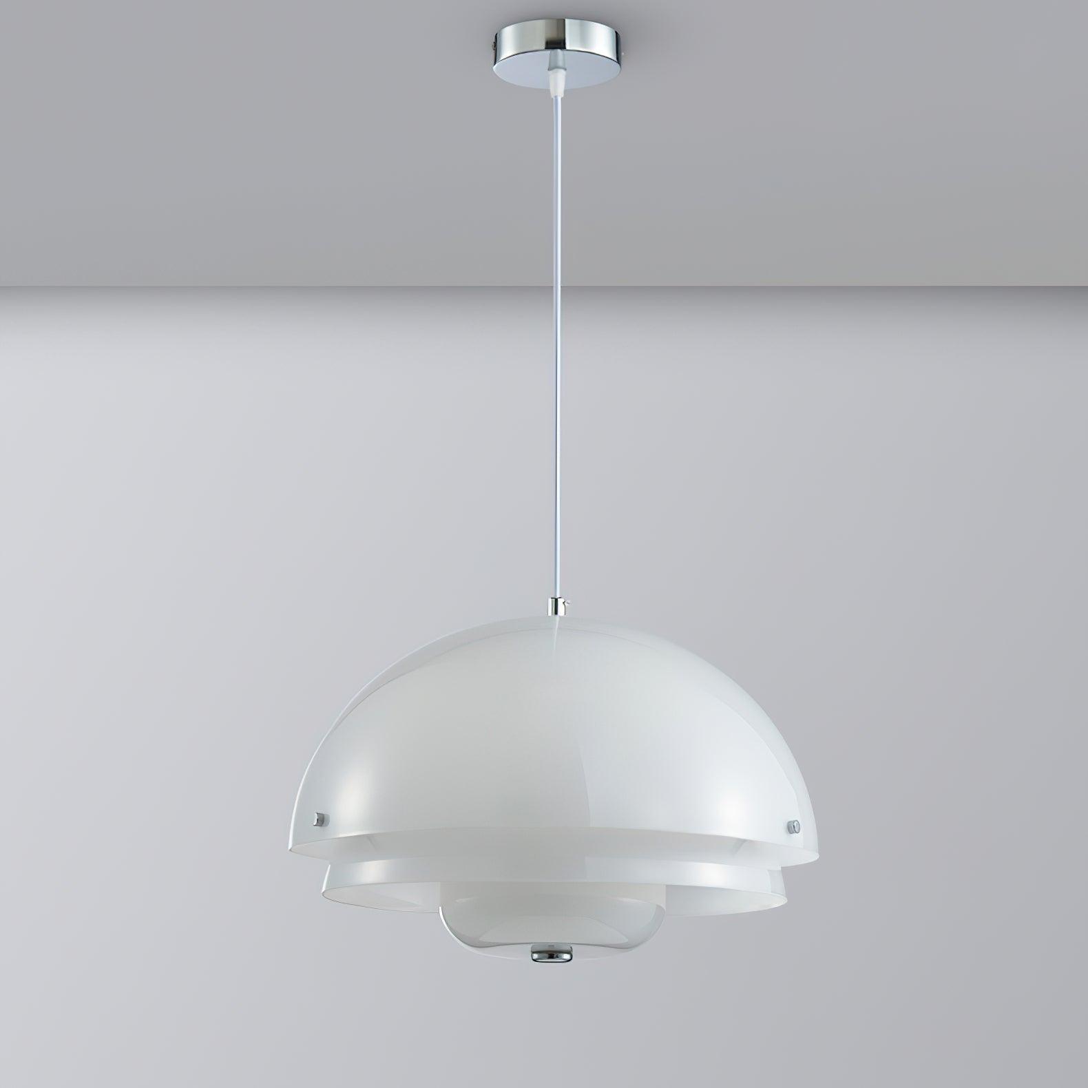 Cuthean – Milky White Glass Pendant Light