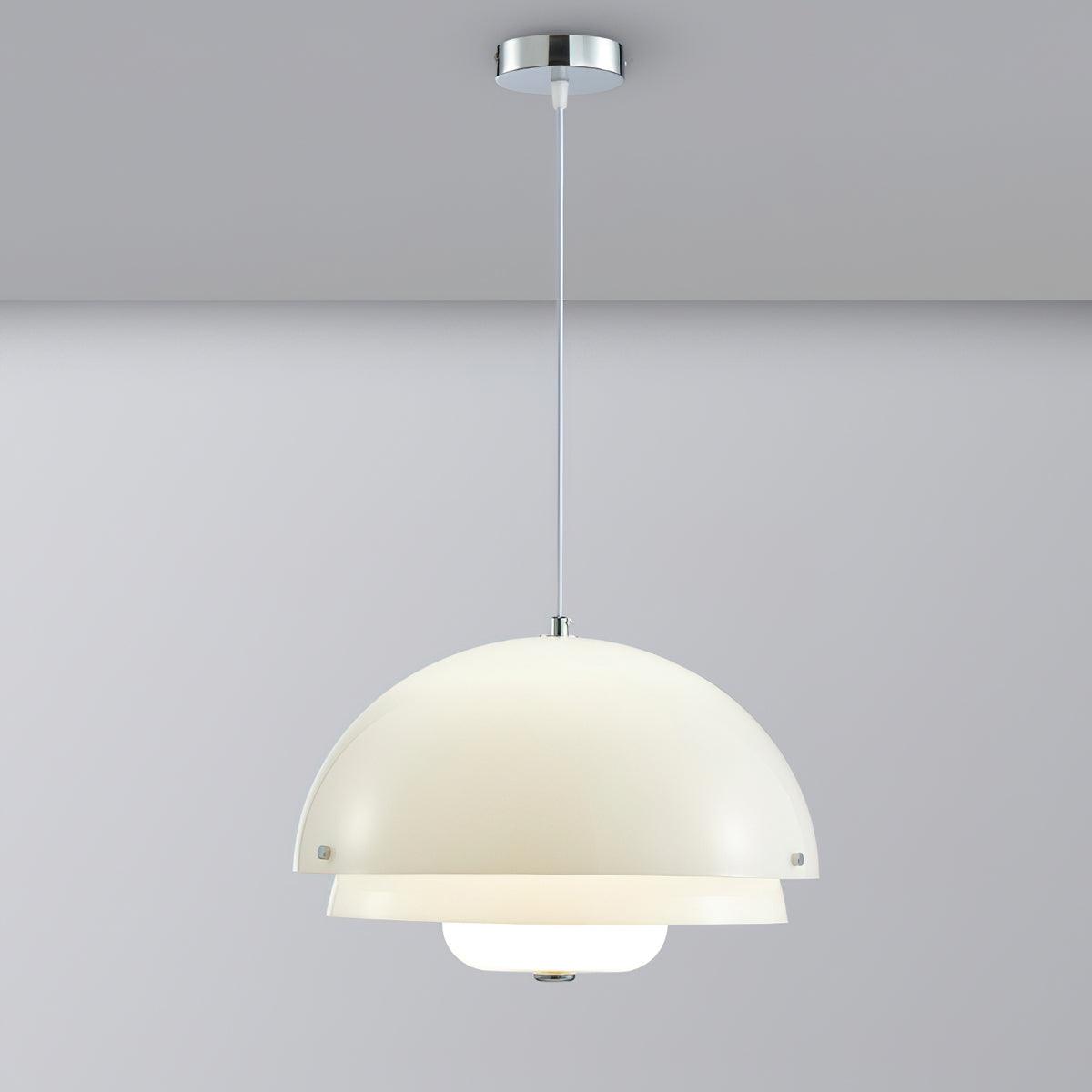 Cuthean – Milky White Glass Pendant Light