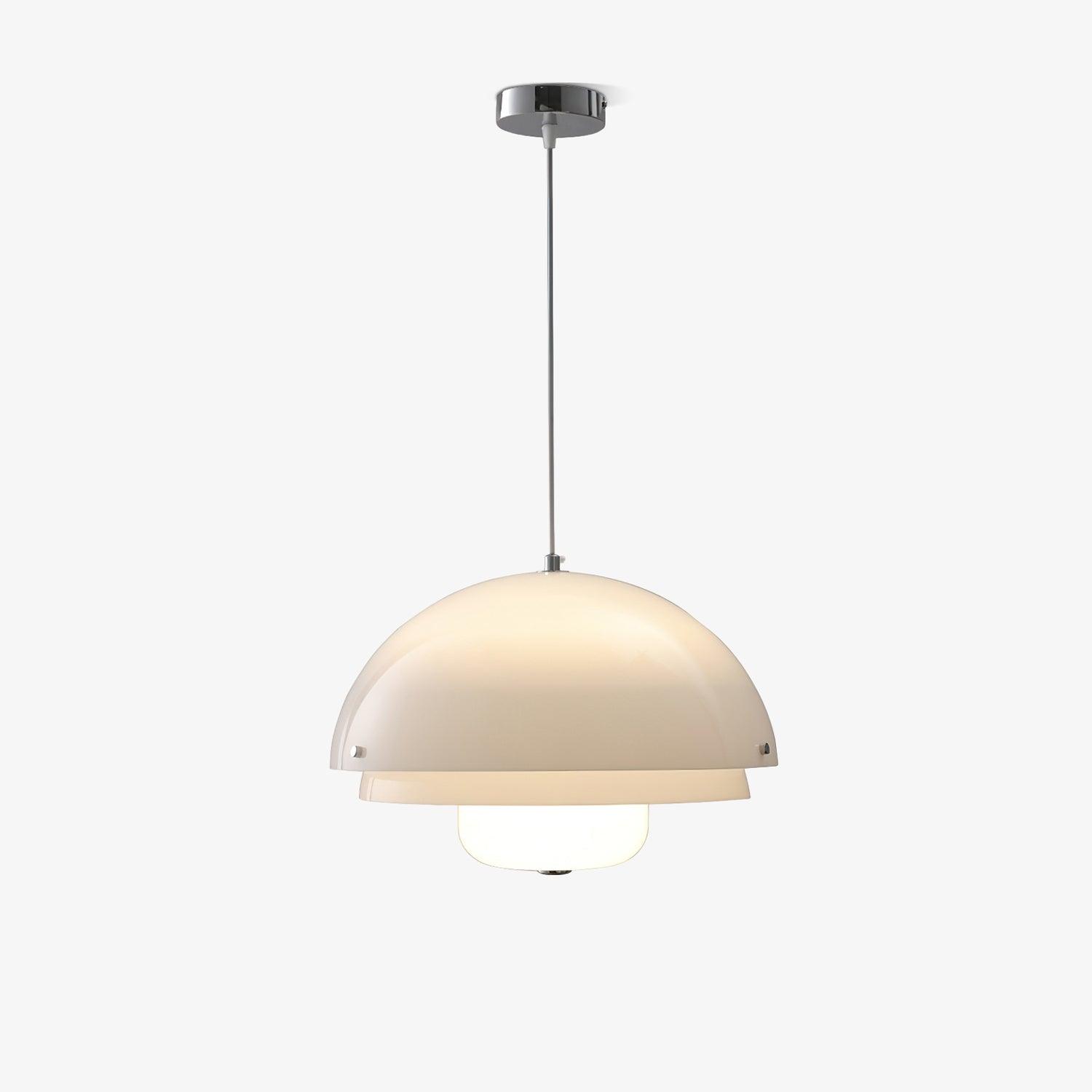 Cuthean – Milky White Glass Pendant Light
