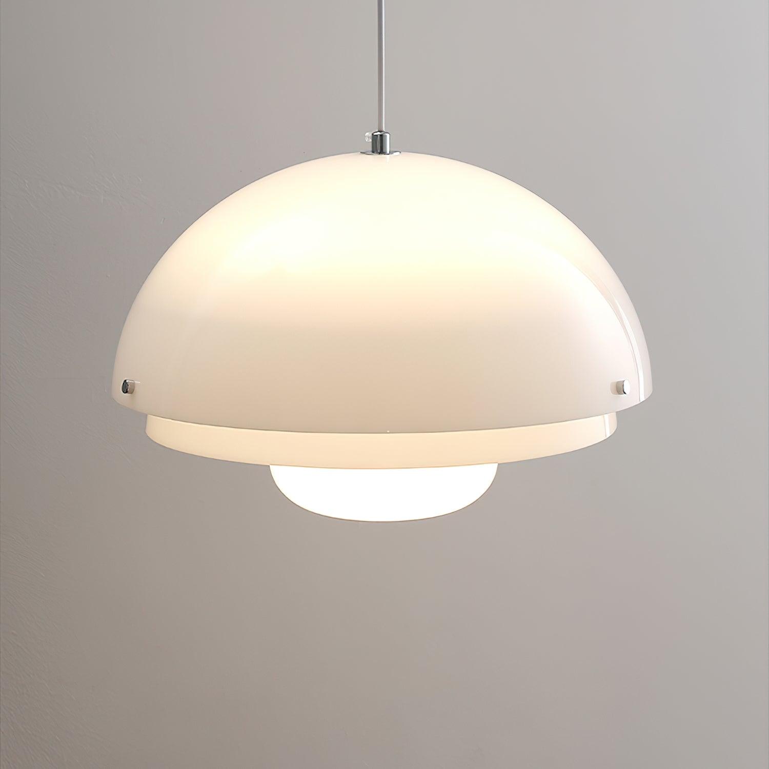 Cuthean – Milky White Glass Pendant Light