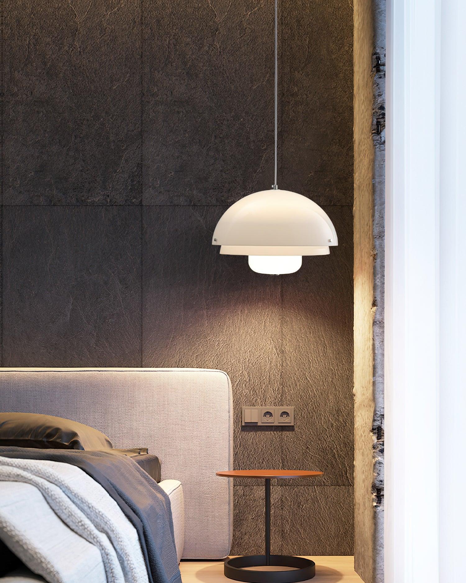 Cuthean – Milky White Glass Pendant Light