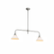 Lunabra – Brass and Ceramic Pendant Light with Adjustable Height
