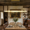 Celestia – Marble and Gold Pendant Light with Adjustable Height
