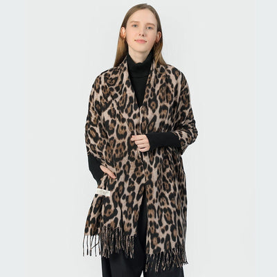 Mirthe - Stijlvolle Luipaard Sjaal