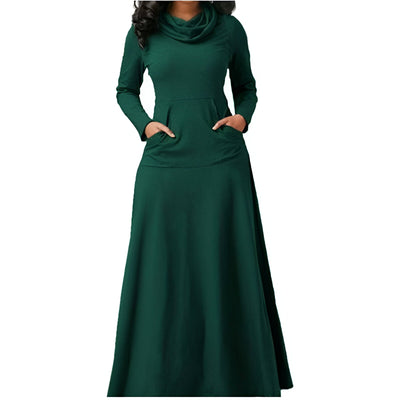 Lange Mouw Maxi Jurk Voor Herfst En Winter Voor Vrouwen | Ideaal voor de lente/zomer