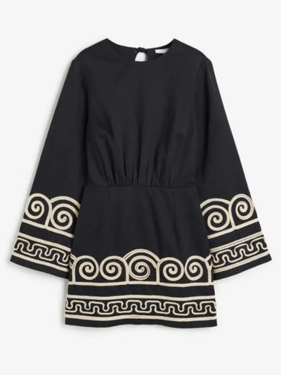 Braythe - Geborduurde Kaftan Jurk Voor Dames - Artistiek & Trendy